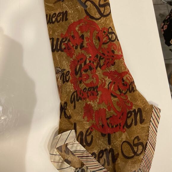 SAVE THE QUEEN Top M ITALY Appliqué-Peacock-Ruffle-Glitter Graphic Mixed-Media - Picture 10 of 16